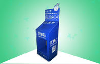 Poubelles de carton de couleur de tache, bacs de recyclage adaptés aux besoins du client de papier de carton
