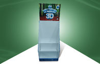 Affichage à trois niveaux de poubelle de carton qui respecte l'environnement pour l'affiche 3D