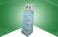 Point de présentoir de plancher de carton d'achat pour des produits de soins de la peau