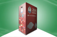 Tailles d'affichages de poubelles de carton du football de coupe du monde différentes avec le diviseur