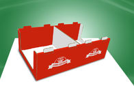 Haute boîte de présentation efficace de plateau du maïs éclaté PDQ de carton/carton de partie supérieure du comptoir