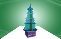 Présentoir réutilisé de conception d'arbre de Noël d'affichages de carton de position pour des articles d'enfant