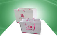 Boîtes d'emballage de sac à provisions de livre blanc avec l'impression offset