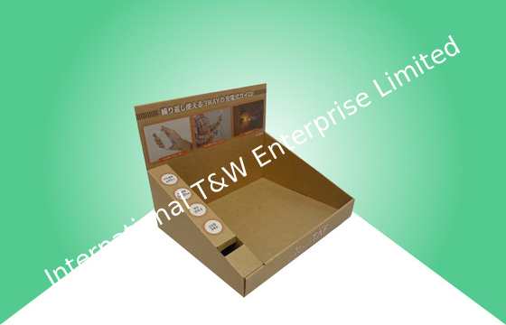 acheter Affichage de comptoir en carton kraft naturel brun, vente d' appareils électroniques online manufacture