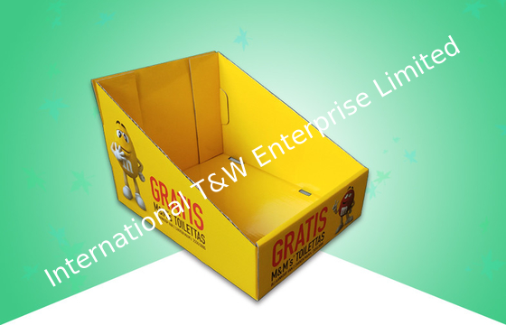 acheter Plateaux brillants de carton ondulé de chocolat de M&Ms faits sur commande online manufacture