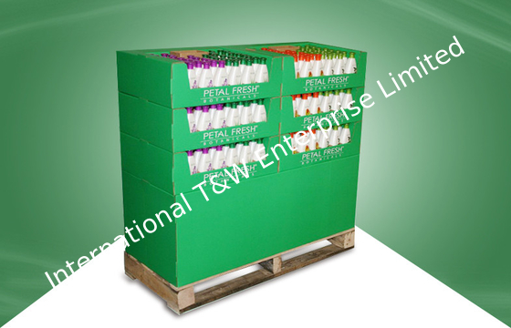 acheter Affichage vert de palette de carton pour des produits de soins de la peau avec 6 plateaux online manufacture