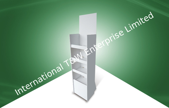 acheter Unité de visualisation debout libre de blanc, supports d'affichage de palette de plancher de carton online manufacture