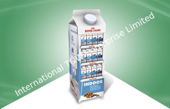 acheter Le lait - carton - affichage de carton de forme étire le présentoir de plancher pour le lait online manufacture