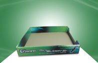 Boîtes de présentation de carton de partie supérieure du comptoir de plateau du vert PDQ d'OEM pour le jouet de cadeau de position