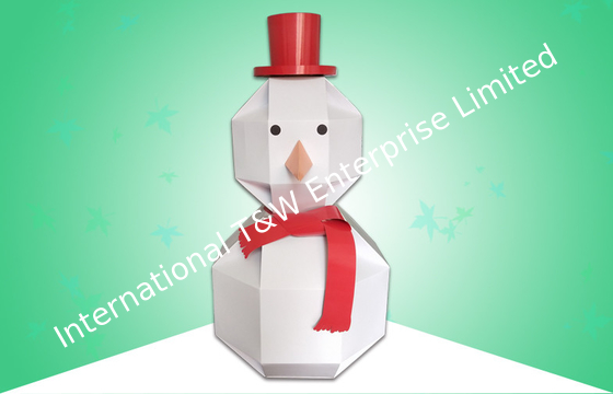 acheter Homme de neige de carton de voyageurs debout de carton ondulé pour la promotion de Noël online manufacture