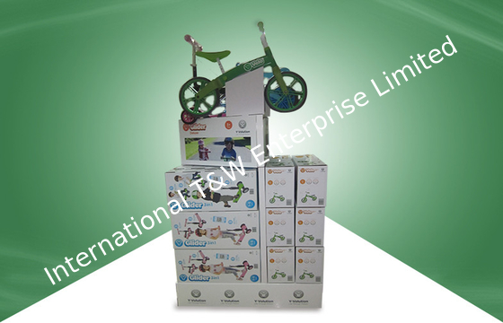 acheter Affichage de carton de POP de papier d'exposition de quatre visages pour des vélos d'enfants se vendant à Costco online manufacture