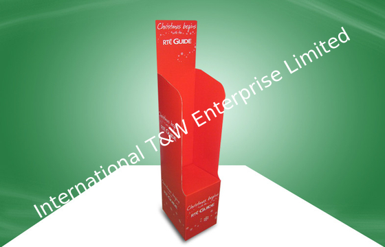 acheter Affichages de carton de position d'impression offset, affichage rouge de carton de cadeau de Noël online manufacture