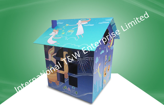 acheter Maison de théâtre de carton de S d'enfants recyclables “, Chambre de coloration de carton pour des enfants online manufacture