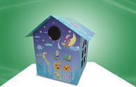 Maison de théâtre de carton de S d'enfants recyclables “, Chambre de coloration de carton pour des enfants