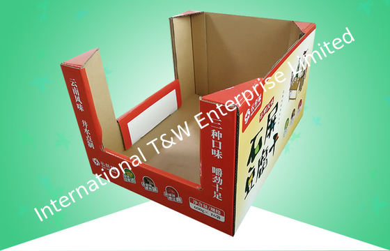 acheter EB cannelure empilée vers le haut de PDQ montrent les plateaux forts de carton online manufacture
