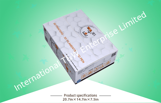 acheter boîte ondulée de mur de double de 350gsm CCNB CMYK pour l'imprimante 3D online manufacture
