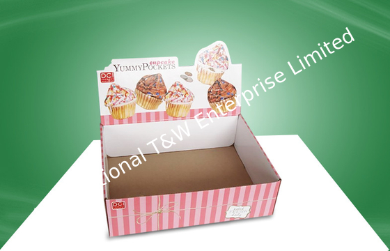 acheter Carton d'expédition fait sur commande de vitrines de partie supérieure du comptoir de gâteau de tasse avec le revêtement UV online manufacture