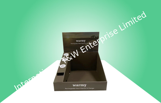 Un bon prix. Contre- chargeur de Matte Finish For Promoting Warmy d'affichage de carton biodégradable en ligne