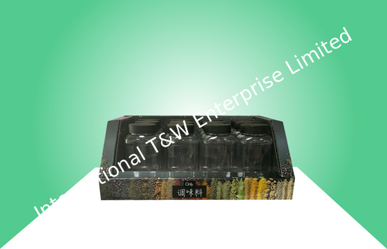 Un bon prix. Empilement résistant de doubles de mur plateaux du carton PDQ pour favoriser des épices/nourritures en ligne