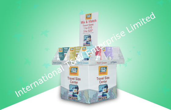 Affichage de palette de carton de médecine d'OEM/ODM avec 10 cellules pour présenter différents points ensemble
