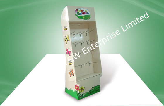 Un bon prix. Présentoirs de carton de supermarché avec le crochet/affichages de plancher faits sur commande de carton en ligne