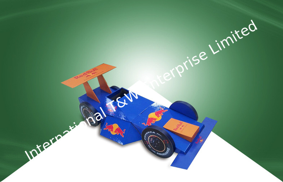 Un bon prix. Modèles de papier d'affichage de présentoirs de point de vente de carton pour la voiture de course de RED BULL en ligne
