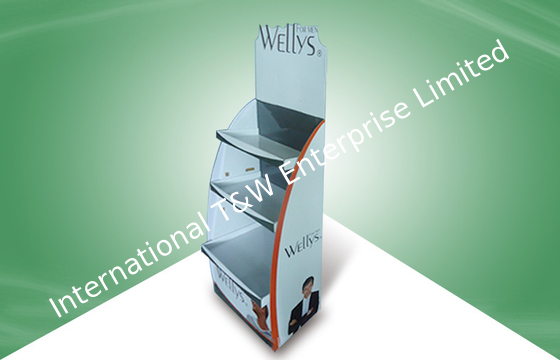 Un bon prix. Affichage de carton de bruit d'étagère réglable de Portable pour des produits de soin de beauté en ligne