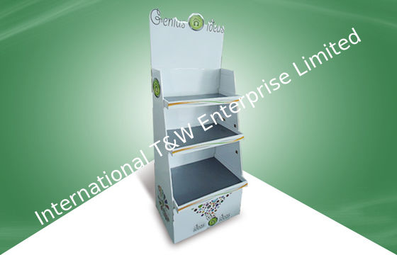 Un bon prix. Affichages à trois niveaux adaptés aux besoins du client de carton ondulé utilisés dans des produits de soin de beauté en ligne