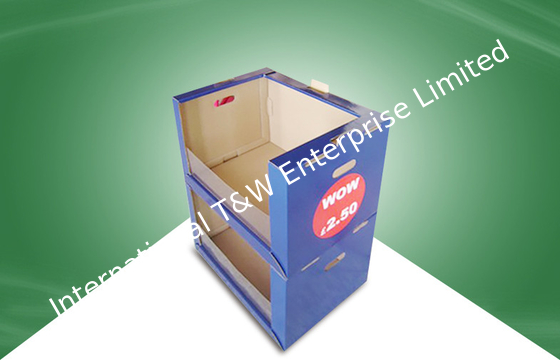Un bon prix. Unités de visualisation de boîte de présentation de poubelle de carton de points de vente pour des jouets en ligne