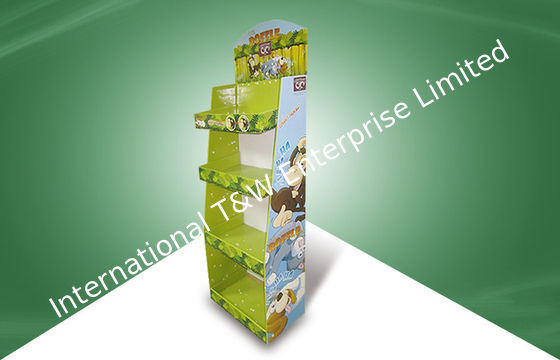 Un bon prix. Quatre - les présentoirs de carton d'étagère, carton au détail montre des jouets de peluche de promotions en ligne