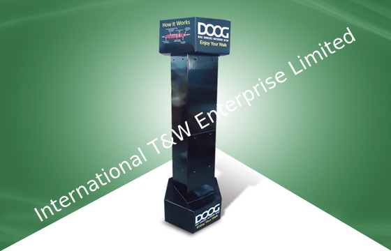 Un bon prix. Revêtement UV 100% d'affichage de crochet de carton d'entresort du noir six qui respecte l'environnement en ligne