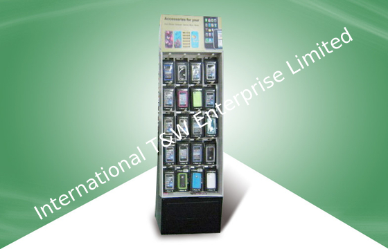 Un bon prix. Présentoirs de plancher de produit de carton de magasin avec le crochet pour Ipone/Ipad en ligne