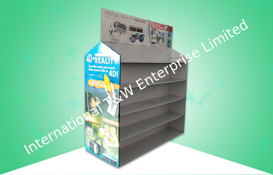 Un bon prix. Étagère 5 remplissant pré présentoir de plancher de carton, affichage d'étagère de carton en ligne