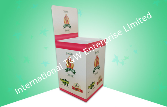 Un bon prix. Conception attirante recyclable brillante des unités 100% de poubelles de carton de casse-croûte de nourriture en ligne