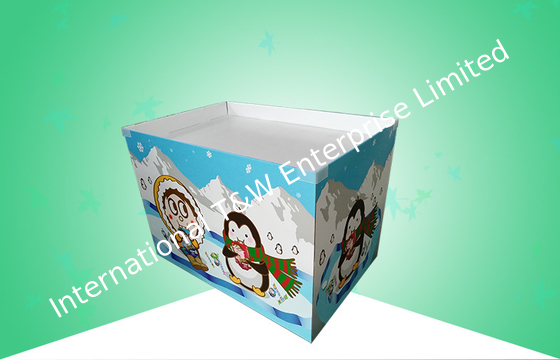 Un bon prix. Affichage résistant de palette de carton, affichage de vente au détail de palette pour des nourritures/casse-croûte d'enfant en ligne