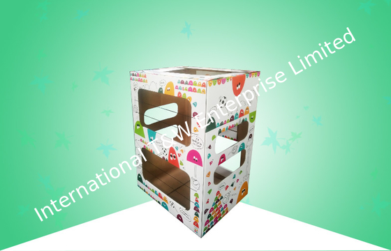 Un bon prix. Unités de visualisation de poubelles de carton d'outil d'enfant, finition de Matt de boîte de présentation de carton en ligne