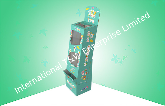 Un bon prix. Présentoirs de carton de POP de poche de chute 4 colonnes à favoriser des jouets de surprise en ligne