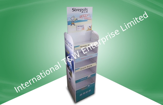 Un bon prix. Adaptez les unités aux besoins du client de visualisation debout libres de carton, présentoir pliable de médecine recyclable en ligne