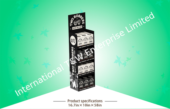 Un bon prix. Affichage résistant de carton de position de boissons de quatre Shlef avec la stratification brillante en ligne