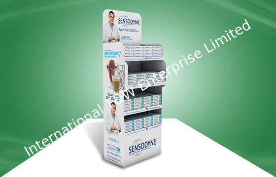 Un bon prix. Matériel qui respecte l'environnement/impression d'affichage de carton de POP de quatre étagères en ligne