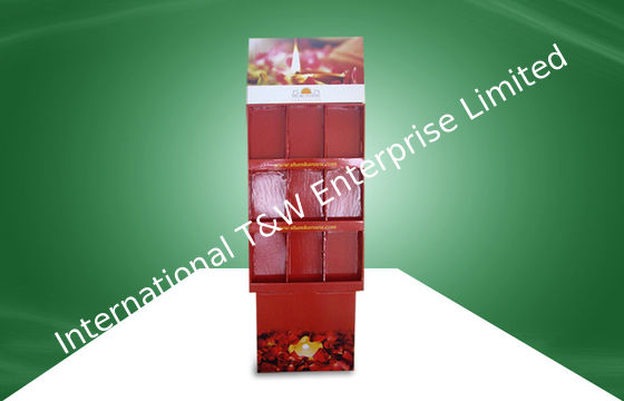 Un bon prix. Plancher de carton d'affichage de carton de POP de cellules des biens 9 tenant l'impression qui respecte l'environnement en ligne