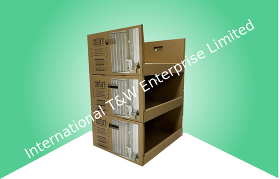 Costco Double Wall PDQ Display Trays pour les rideaux lourds 16 plateaux empilés dans POD